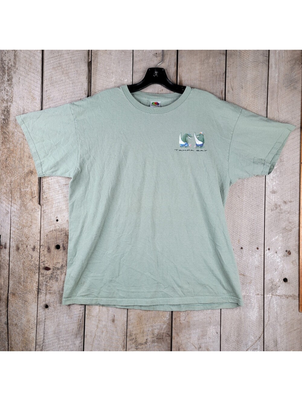 Vintage Tampa Bay Alligator T-Shirt XL Funny Gators Beer Graphic Fruit of Loom